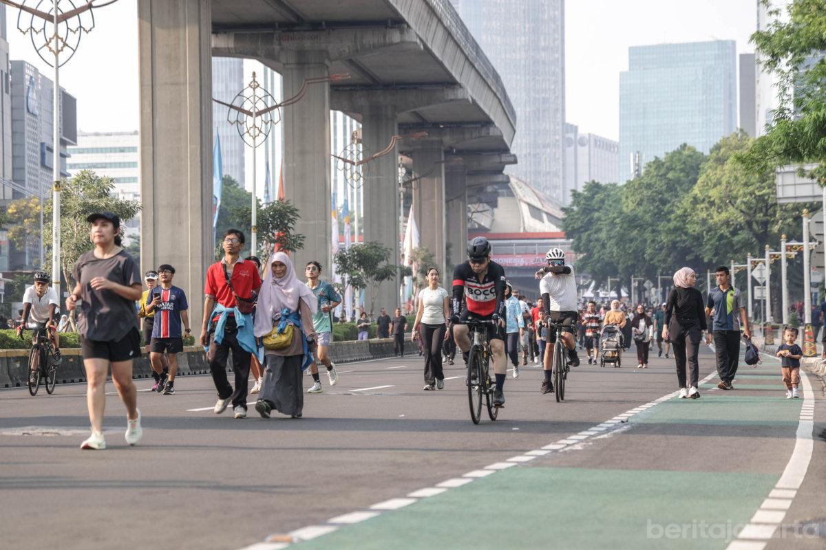 Hari Bebas Kendaraan Bermotor (HBKB) di Jalan H.R Rasuna Said 3