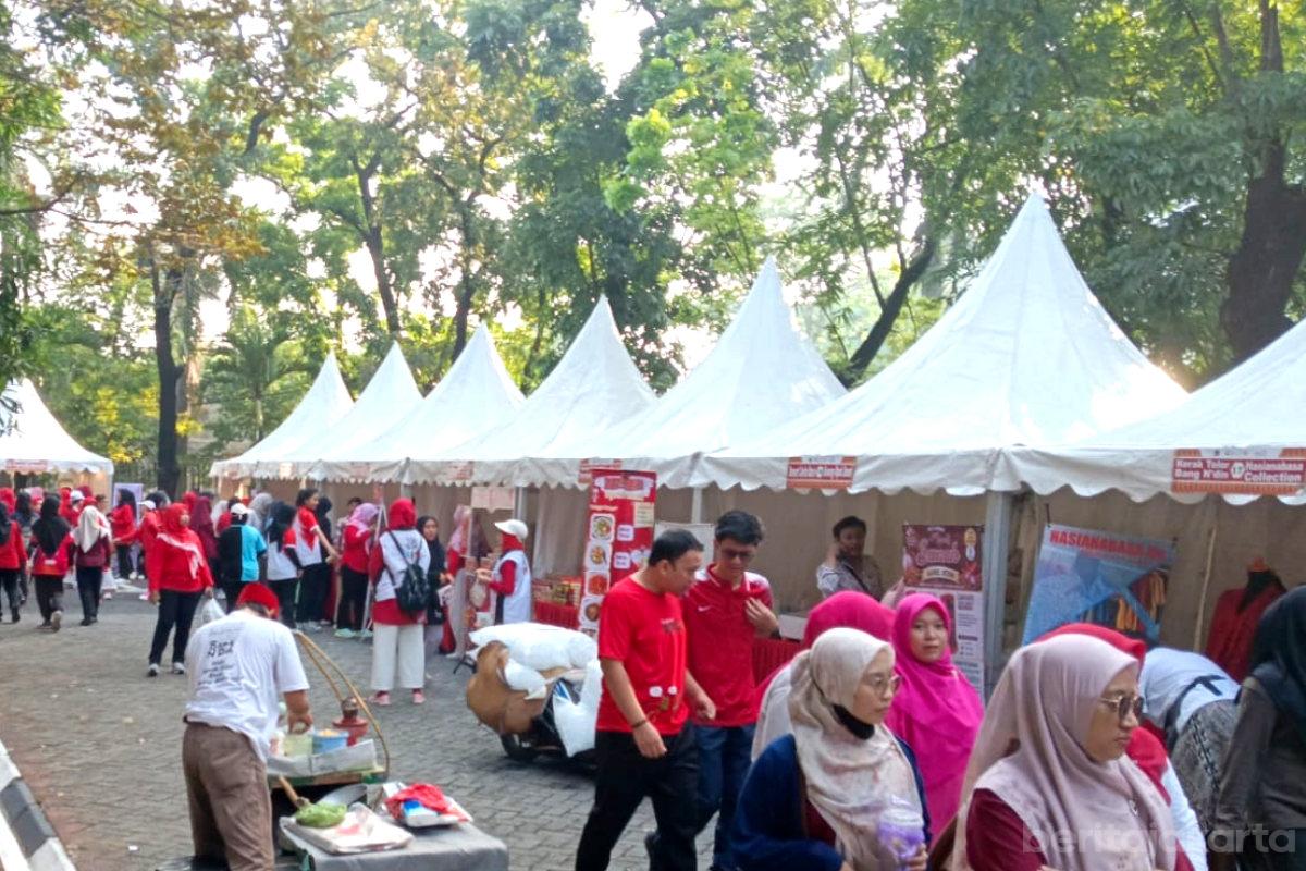 Bazar UMKM Ramaikan Acara Puncak HUT RI ke 81 di Jaktim