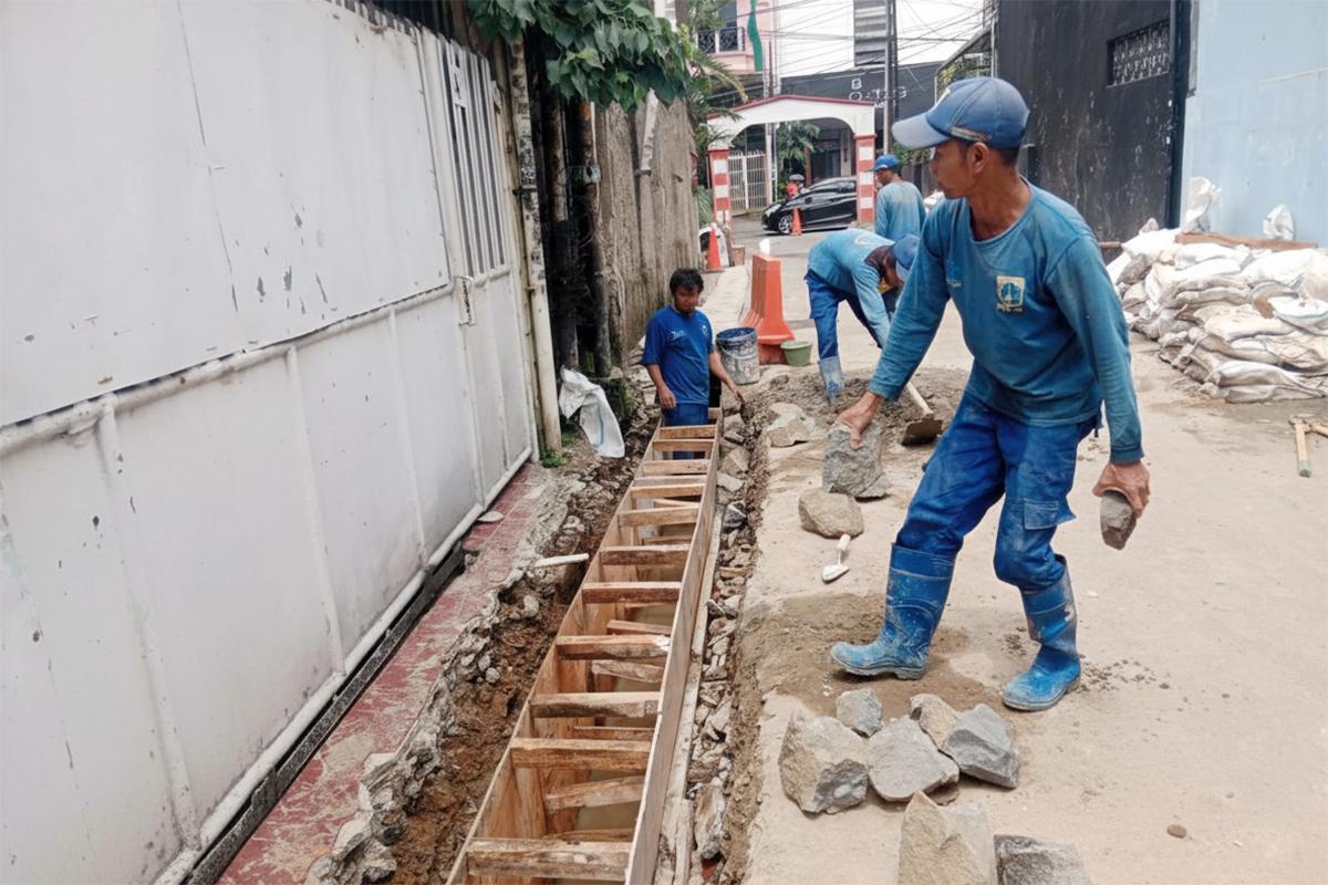 Saluran Air Jalan Bendungan Hilir VII folmer ist