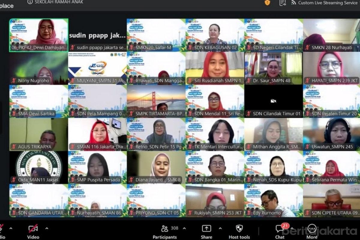 300 Sekolah di Jaksel Ikuti Penguatan Sekolah Ramah Anak