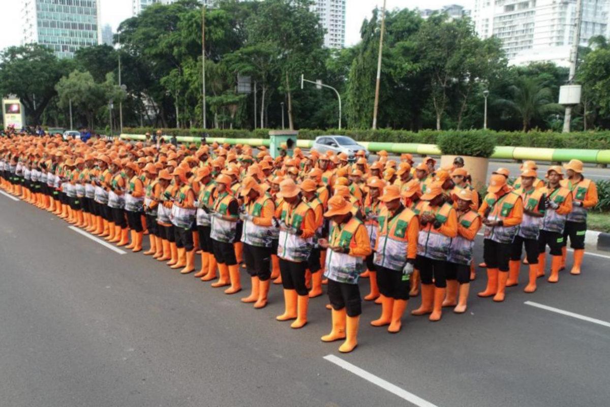 Dinas LH Siagakan 1.400 Petugas Jaga Kebersihan Jakarta saat May Day