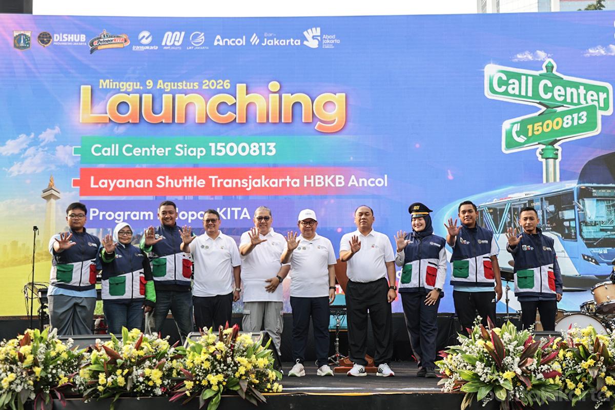Gubernur pramono launching call center dishub bilal
