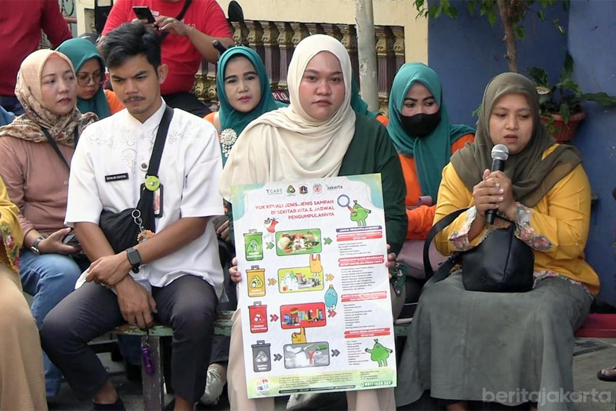 Sosialisasi pilah sampah jakpus folmer