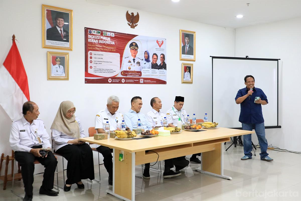 Dialog Publik Bersana Relawan Kesehatan pasar minggu tiyo