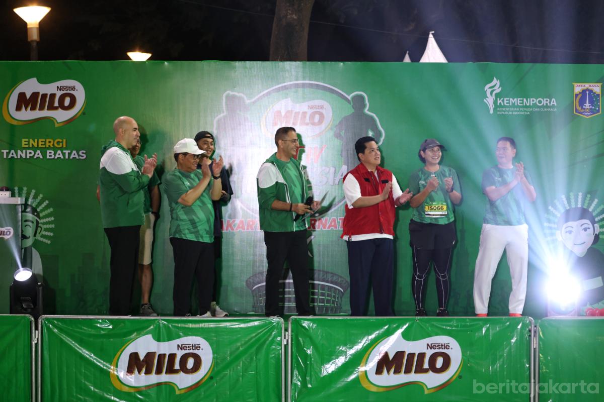 Pramono Flag Off MILO ACTIV Race 2026 otoy