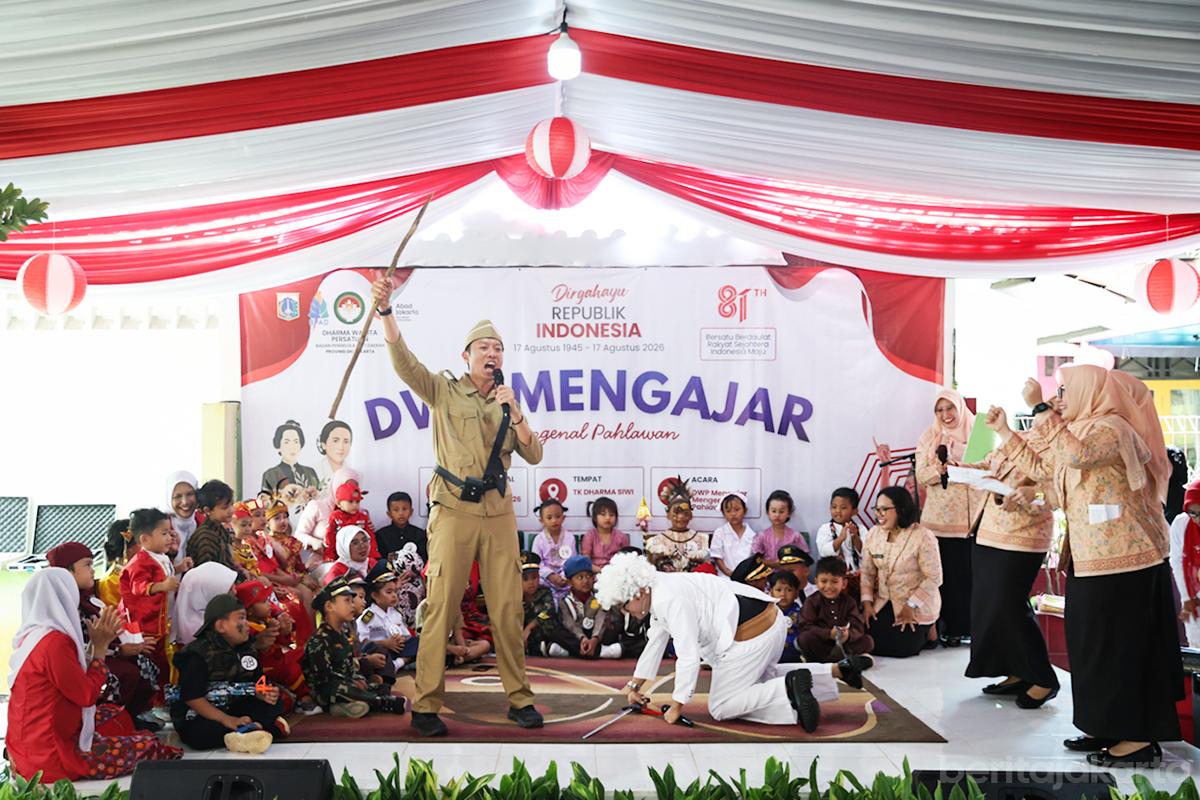 DWP Mengajar tentang pahlawan jati