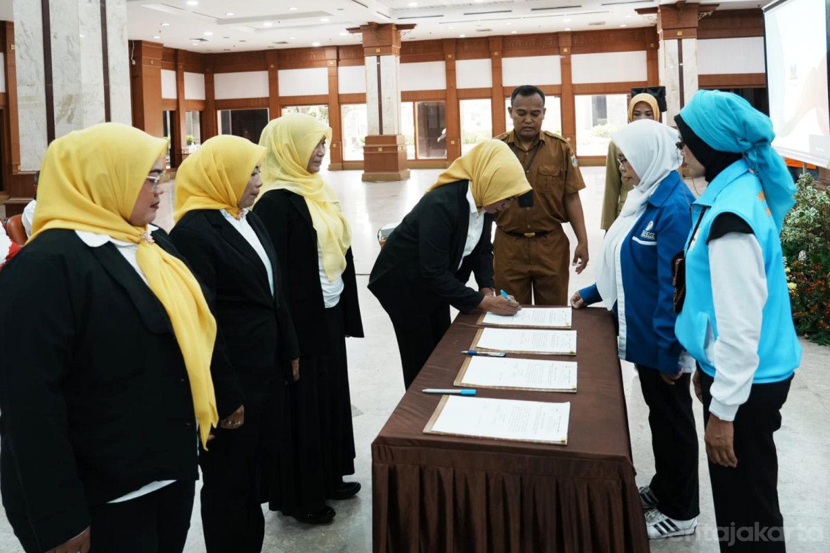 Pengurus Ranting PORSI dari 8 Kecamatan se Jakbar Resmi Dikukuhkan