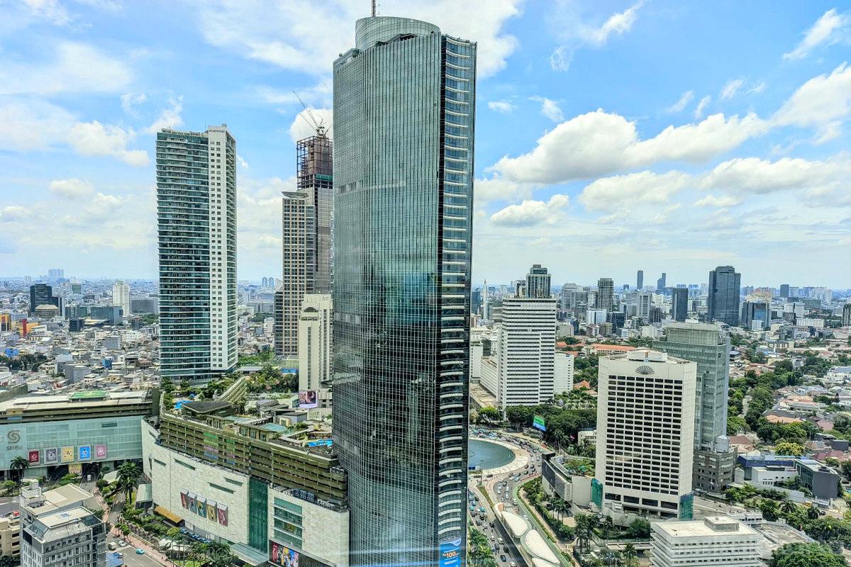 Cuaca cerah jakarta