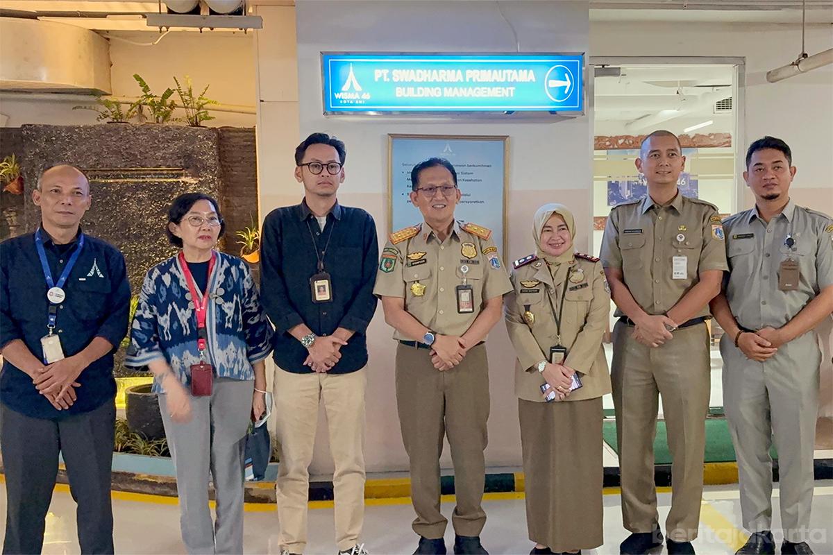 Disnakertrans sidak cek thr wisma 46 folmer ist