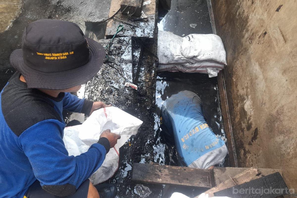 Pengerukan jalan industri anits