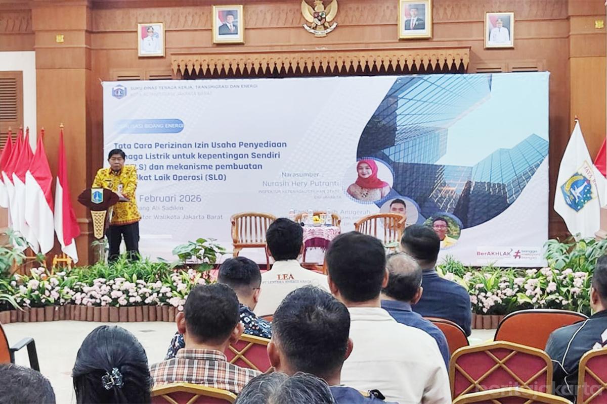 Sosialisasi Perizinan IUPTLS dan SLO jakbar tiyo