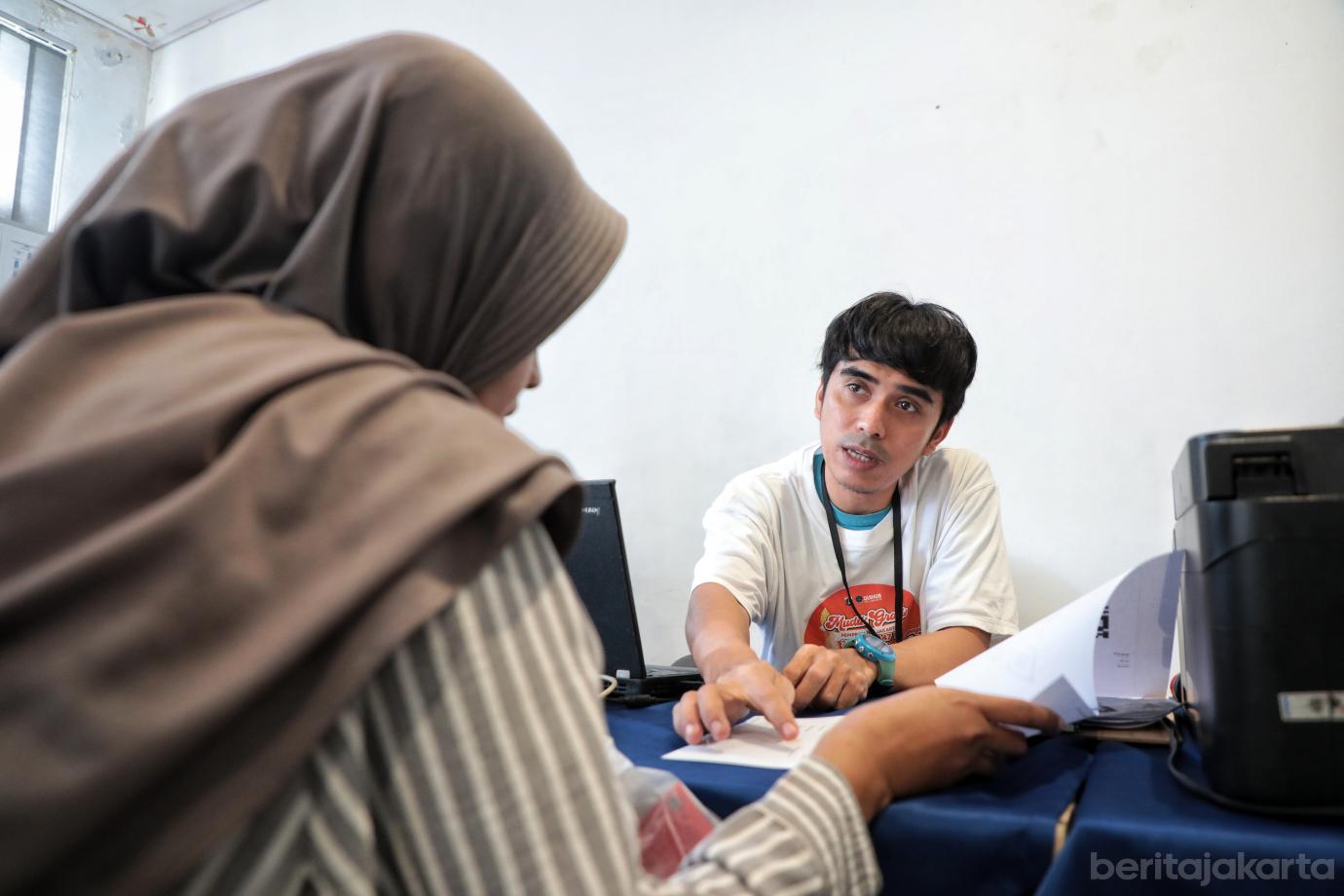 6.Verifikasi Mudik Gratis di Sudinhub Jaktim