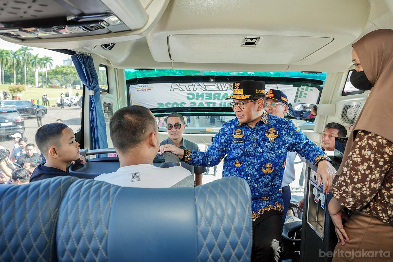 Gub wagub lepas mudik gratis monas 2026 08