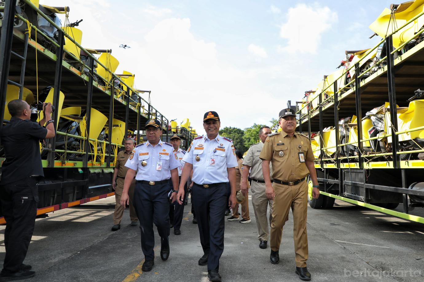 3.Pelepasan Mudik Gratis Sepeda Motor DKI Jakarta