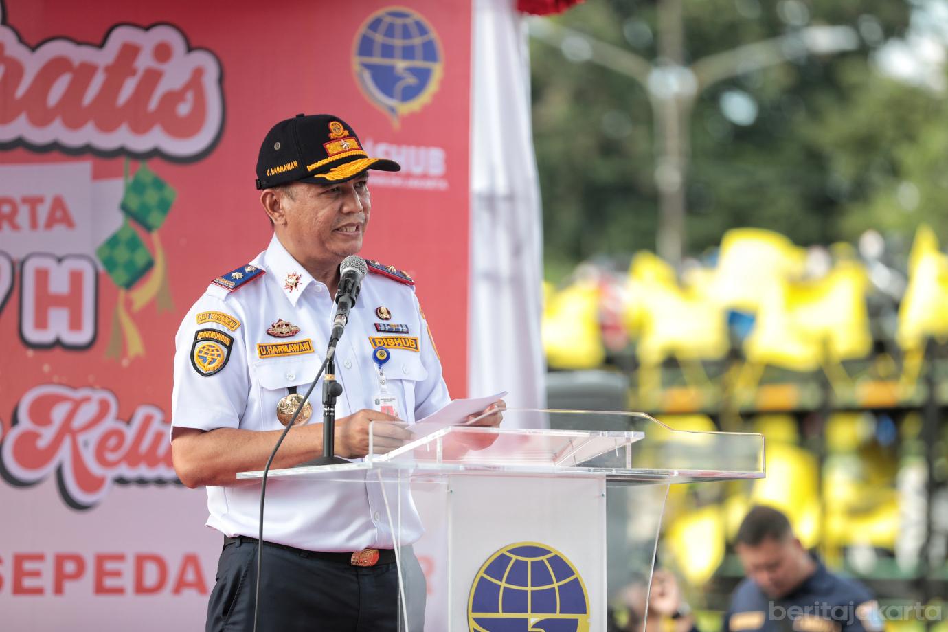 6.Pelepasan Mudik Gratis Sepeda Motor DKI Jakarta