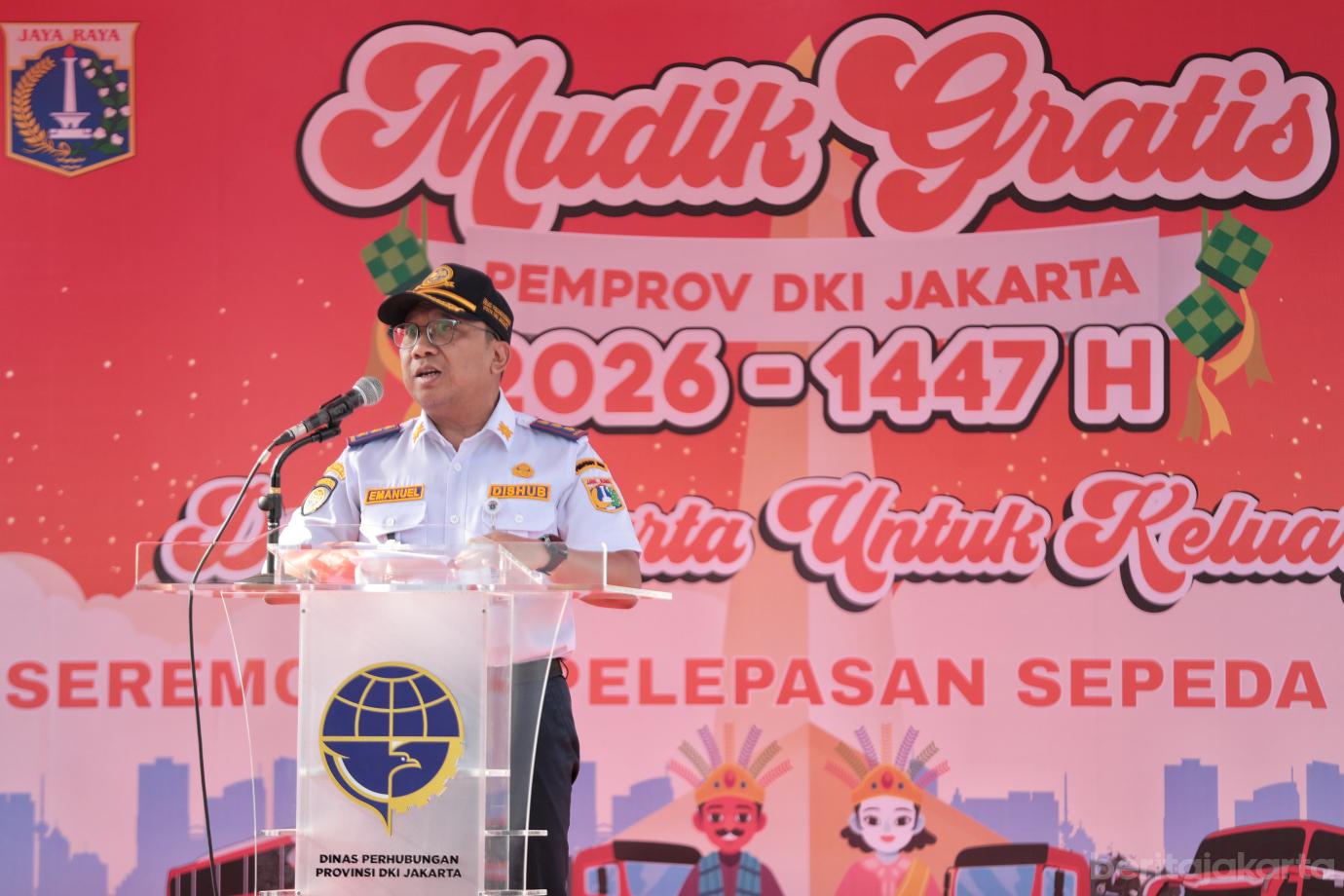 5.Pelepasan Mudik Gratis Sepeda Motor DKI Jakarta