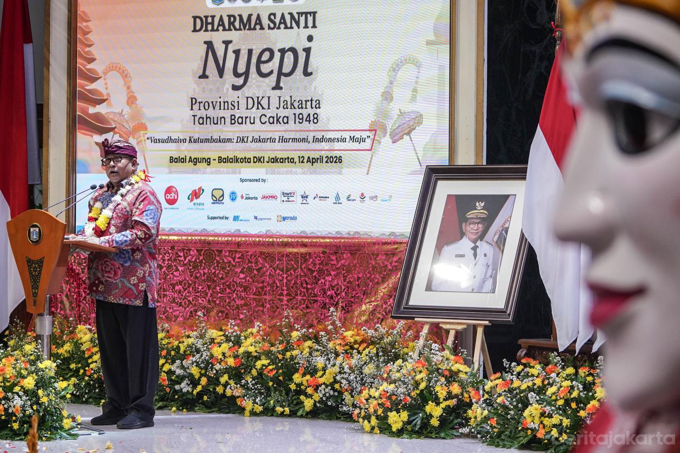 4 Wagub Rano Karno Ikuti Dharma Santi Nyepi 4