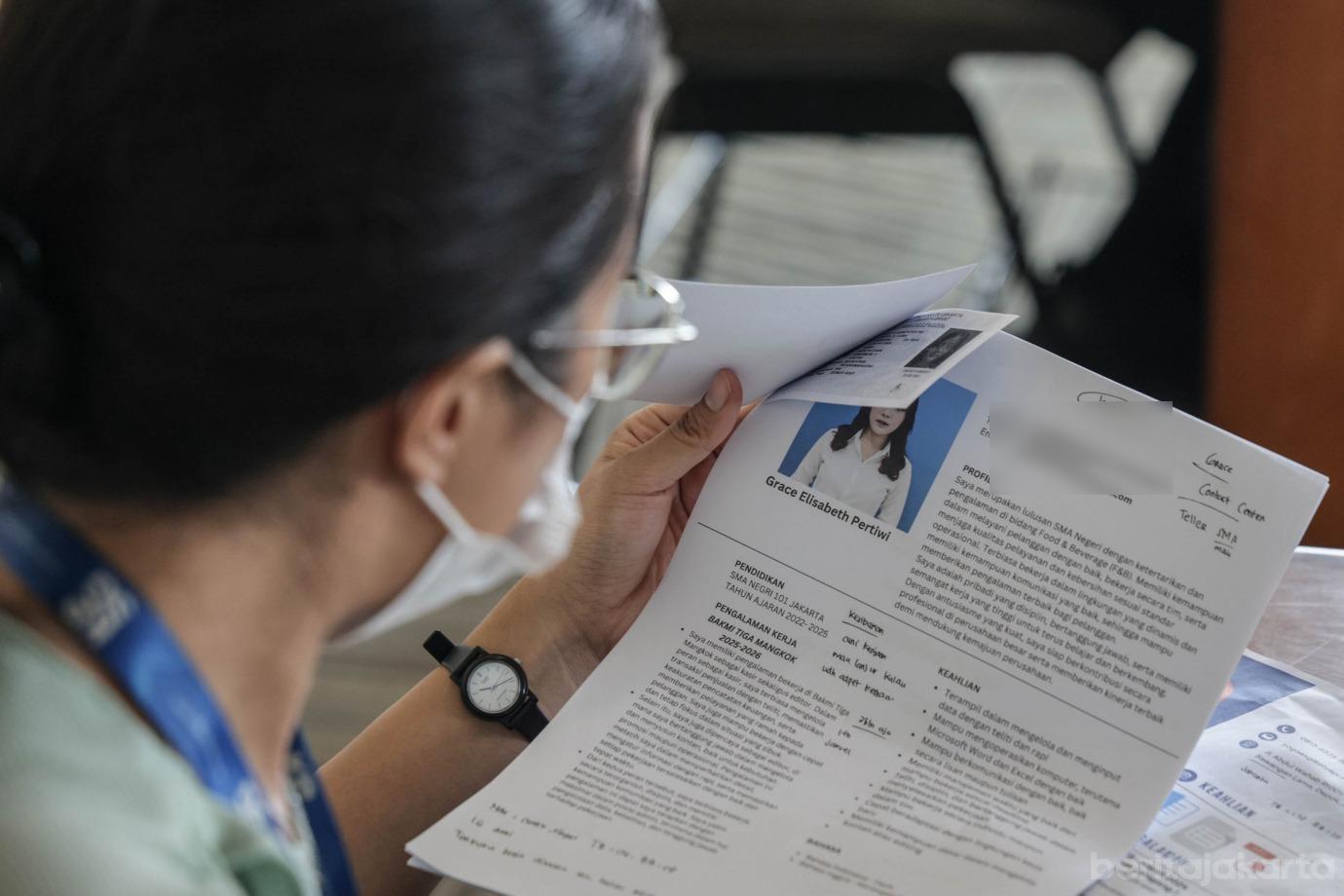 6 Sudinakertrans Jakbar Gelar Walk in Interview di Acara Jakbar Career Week 6