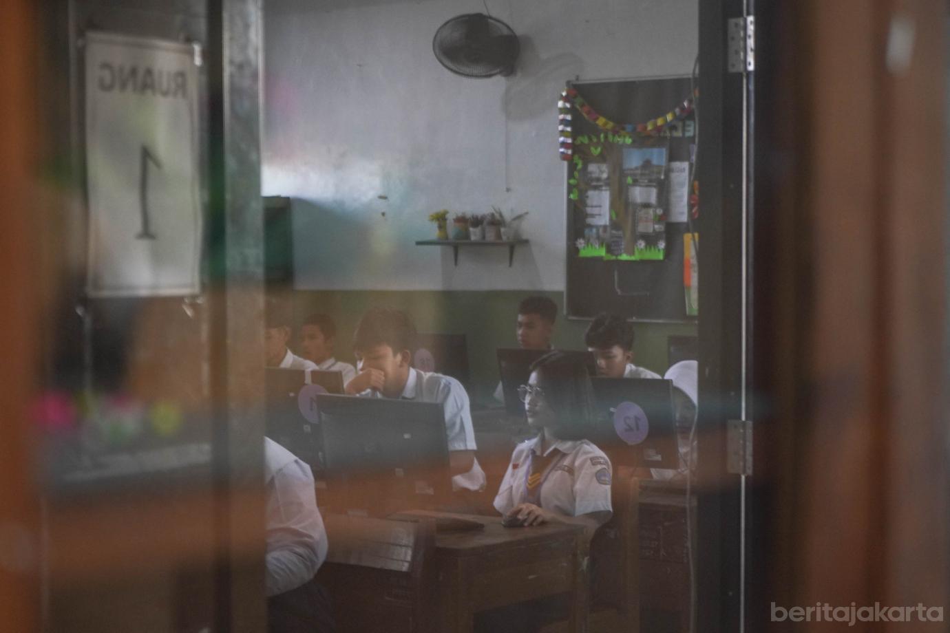 6 Pelaksanaan Tes Kemapuan Akademik di SMPN 61 Jakarta 6