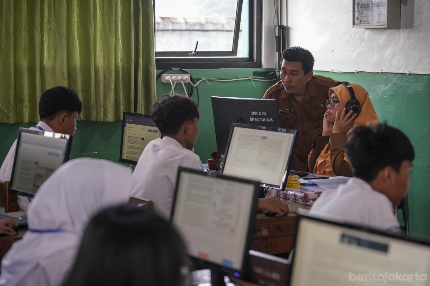 3 Pelaksanaan Tes Kemapuan Akademik di SMPN 61 Jakarta 3