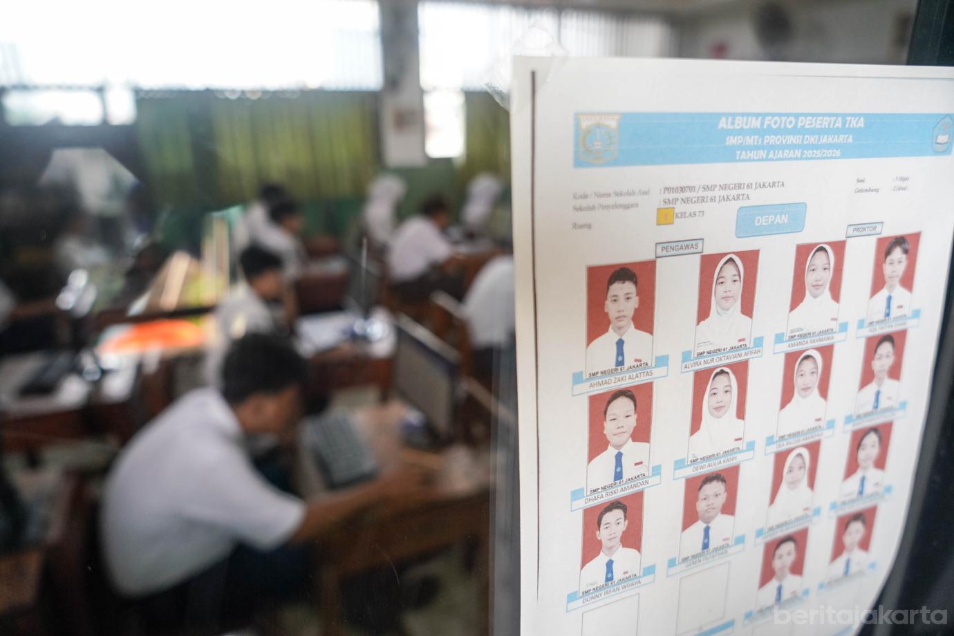 5 Pelaksanaan Tes Kemapuan Akademik di SMPN 61 Jakarta 5