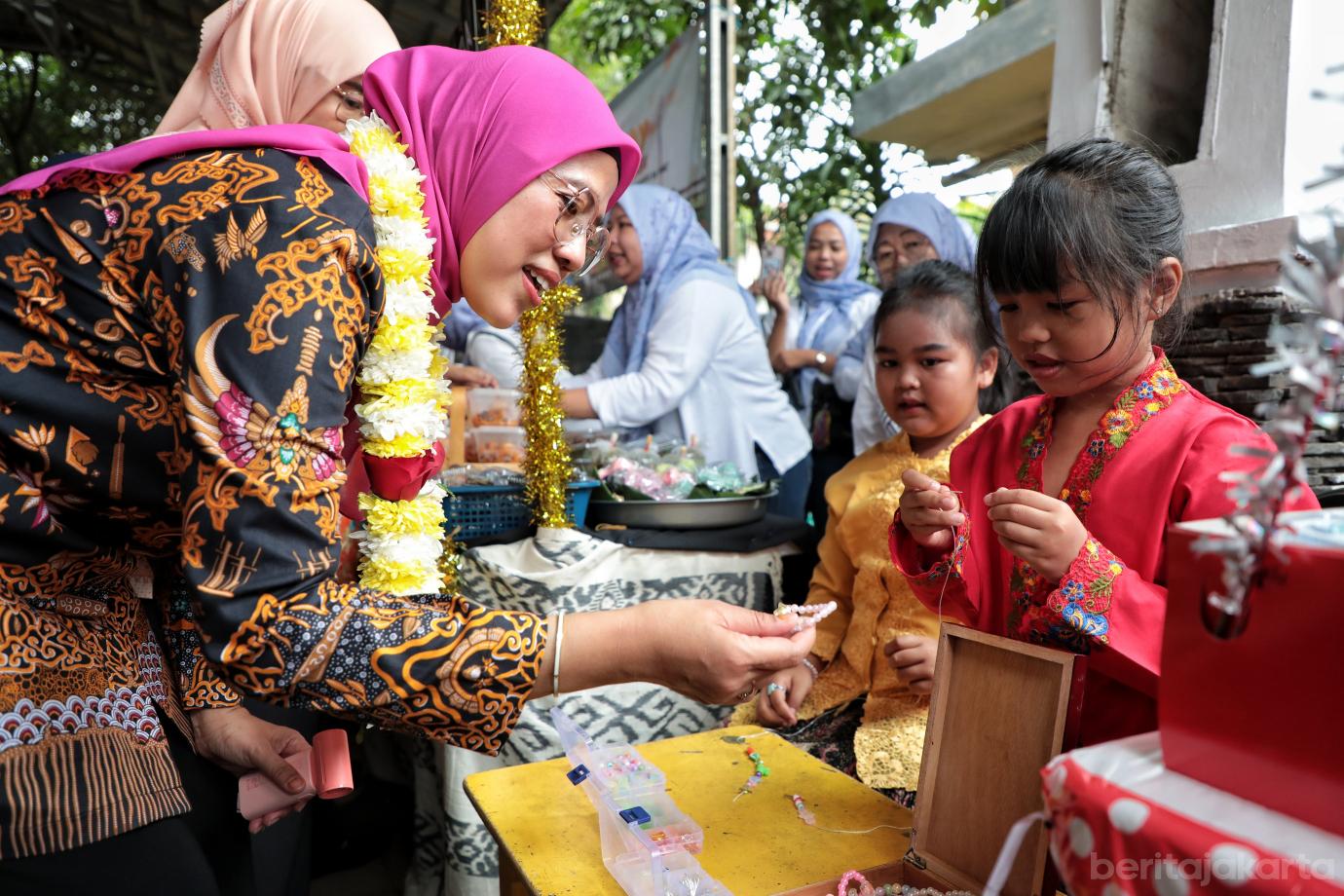8.DPD PP PAUD DKI Jakarta Kunjungi TK dan PAUD di Pasar Minggu