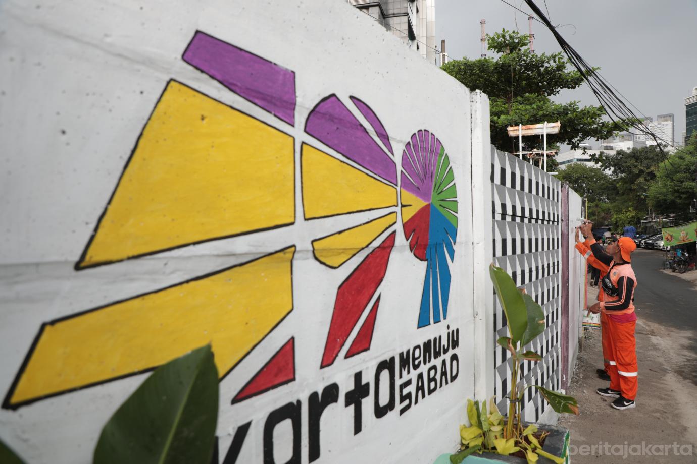 2.PPSU Kelurahan Karet Percantik Jalan Karet Karya