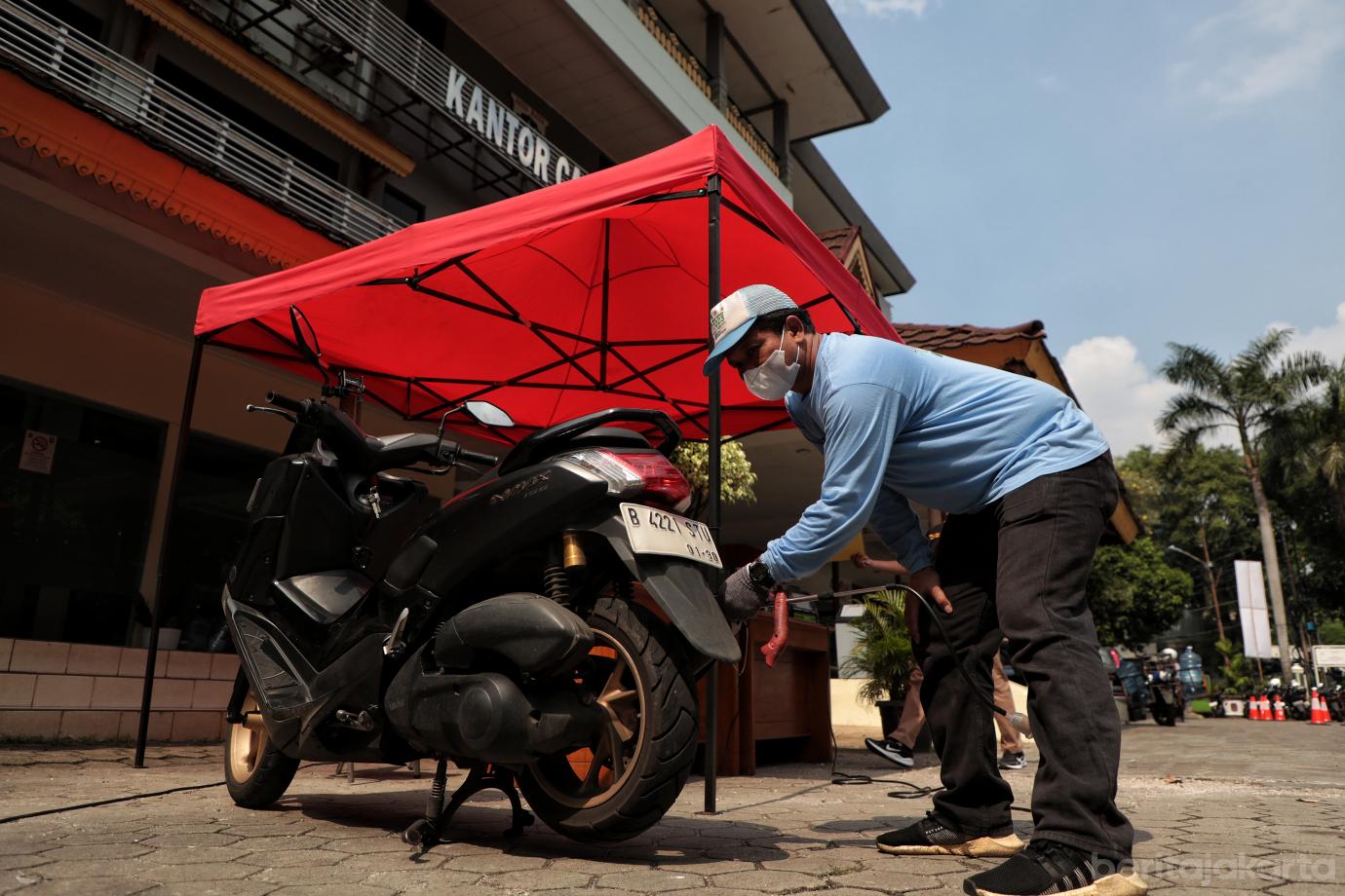 6.Sudin LH Jaksel Targetkan 1.700 Kendaraan Ikuti Uji Emisi Gratis
