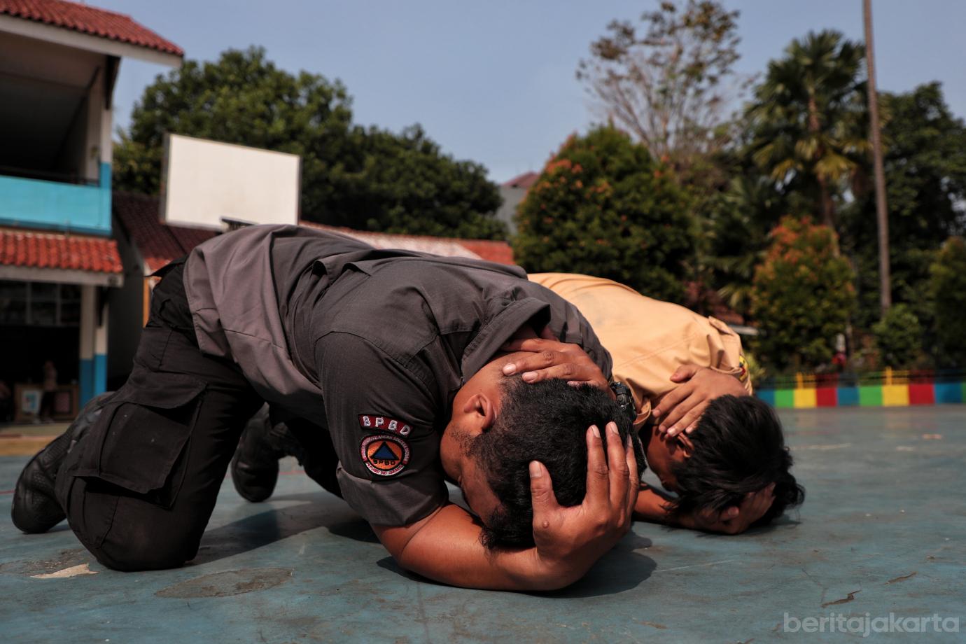 2.Simulasi Tanggap Bencana di SDN Bangka 01