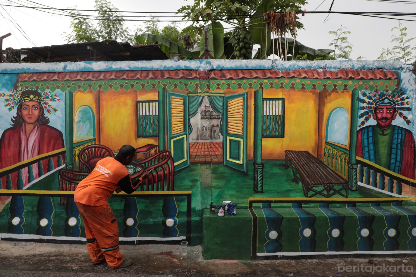 5.PPSU Kelurahan Karet Percantik Jalan Karet Karya
