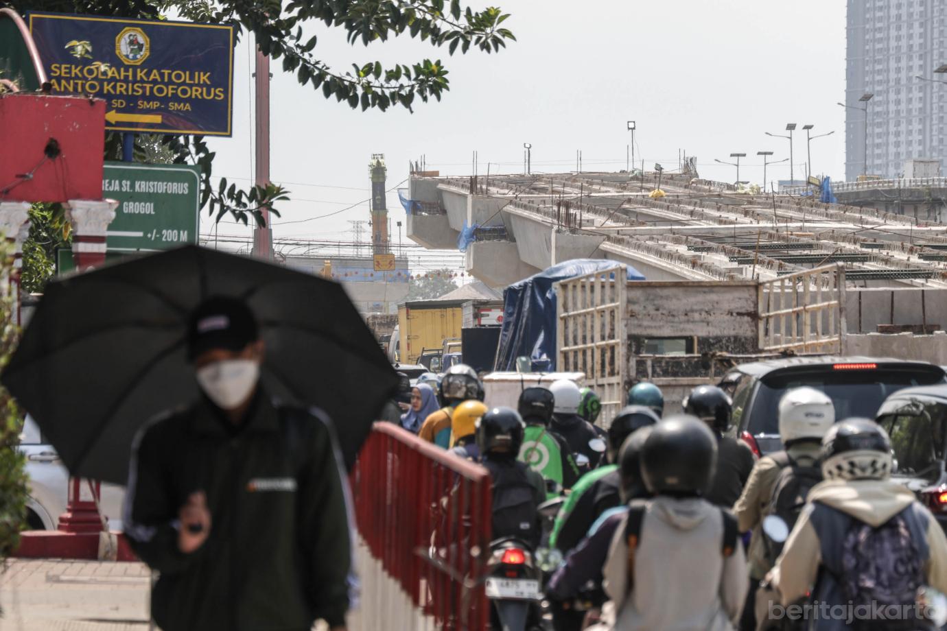 5 Progres Pembangunan Jalan Layang Latumeten 5