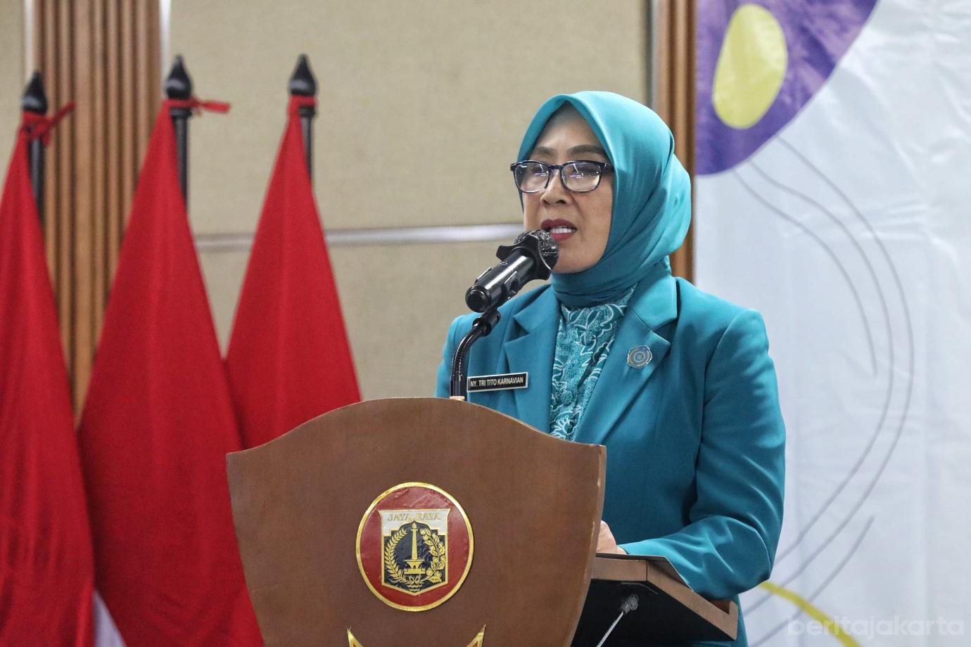 3.Rano Karno Buka Rakerda PKK DKI