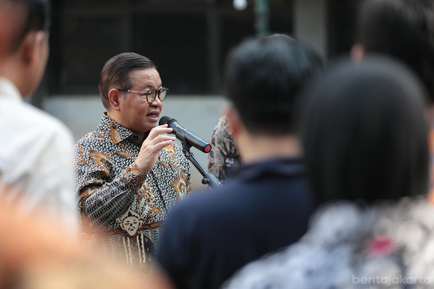 9.Pramono Tinjau Bekas Kantor BPSDM DKI Jakarta