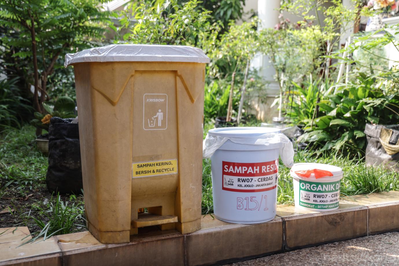 2 Pramono Tinjau RW Percontohan Pilah dan Olah Sampah 2
