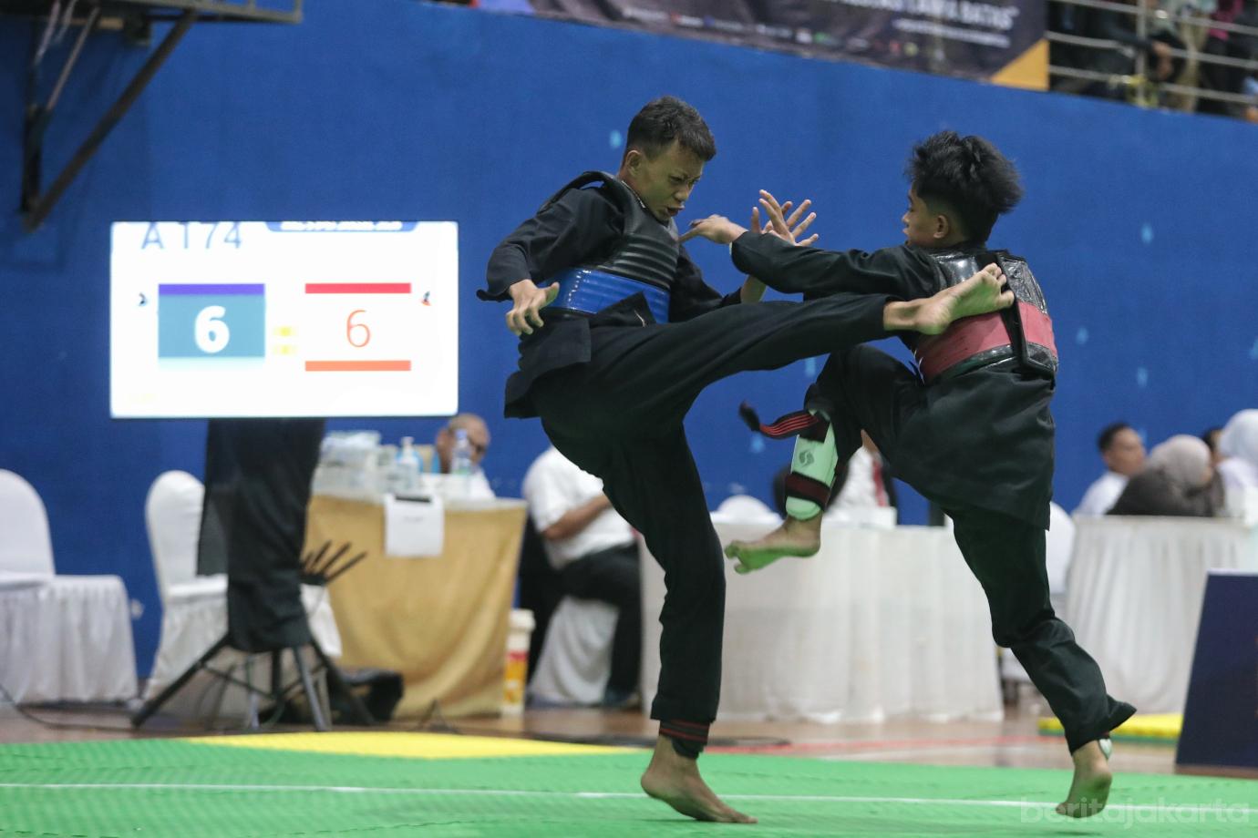 7.1.592 Peserta Ikuti Kejuaraan Pencak Silat Wali Kota Jaksel Cup V