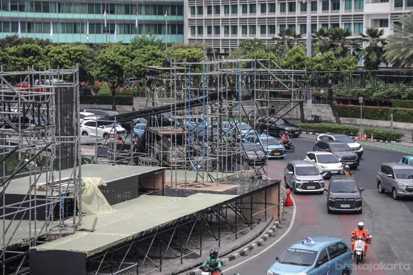 4 Persiapan Perayaan Malam Puncak HUT ke 499 Jakarta 4