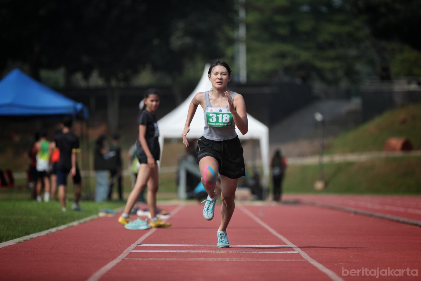 6.Kejuaraan Atletik Pelajar Jaksel Diikuti 300 Peserta 