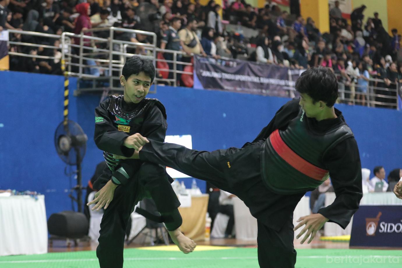 4.1.592 Peserta Ikuti Kejuaraan Pencak Silat Wali Kota Jaksel Cup V
