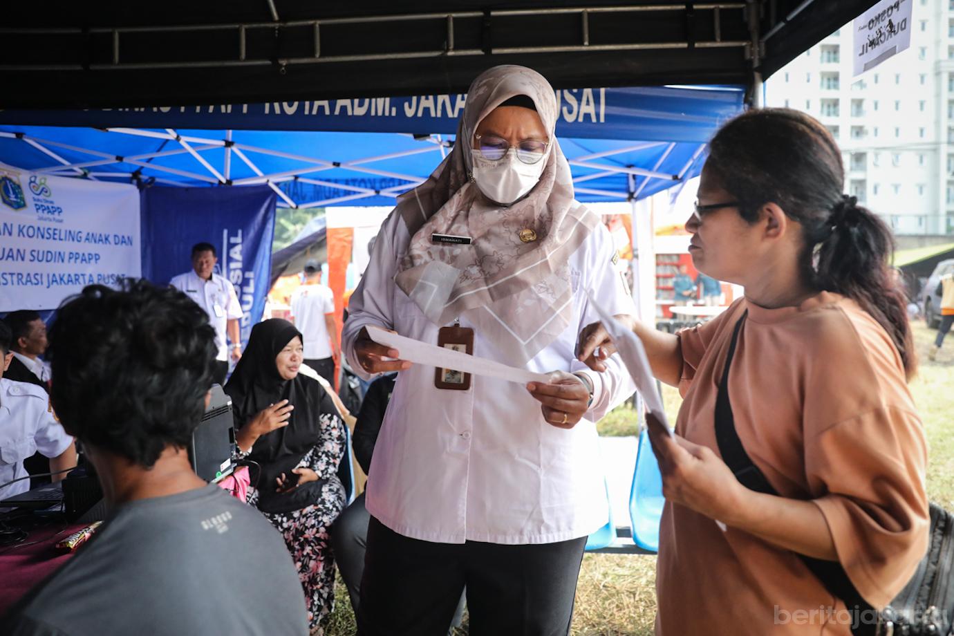 Posko dukcapil kebon kosong 2