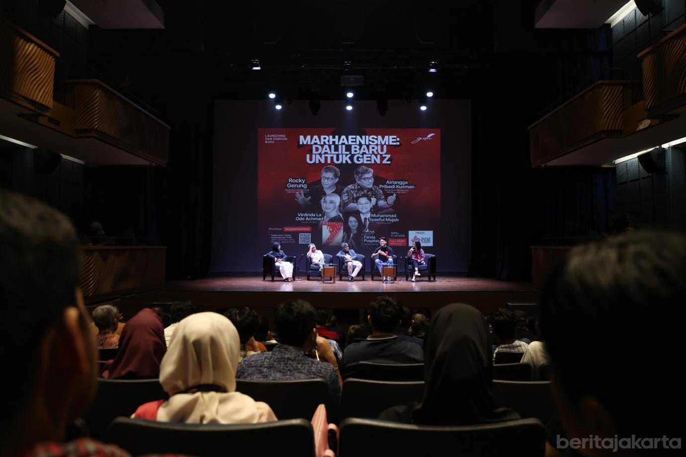 4.Pramono Berikan Sambutan pada Launching dan Diskusi Buku  Maraenisme   Dalil Baru untuk Gen Z