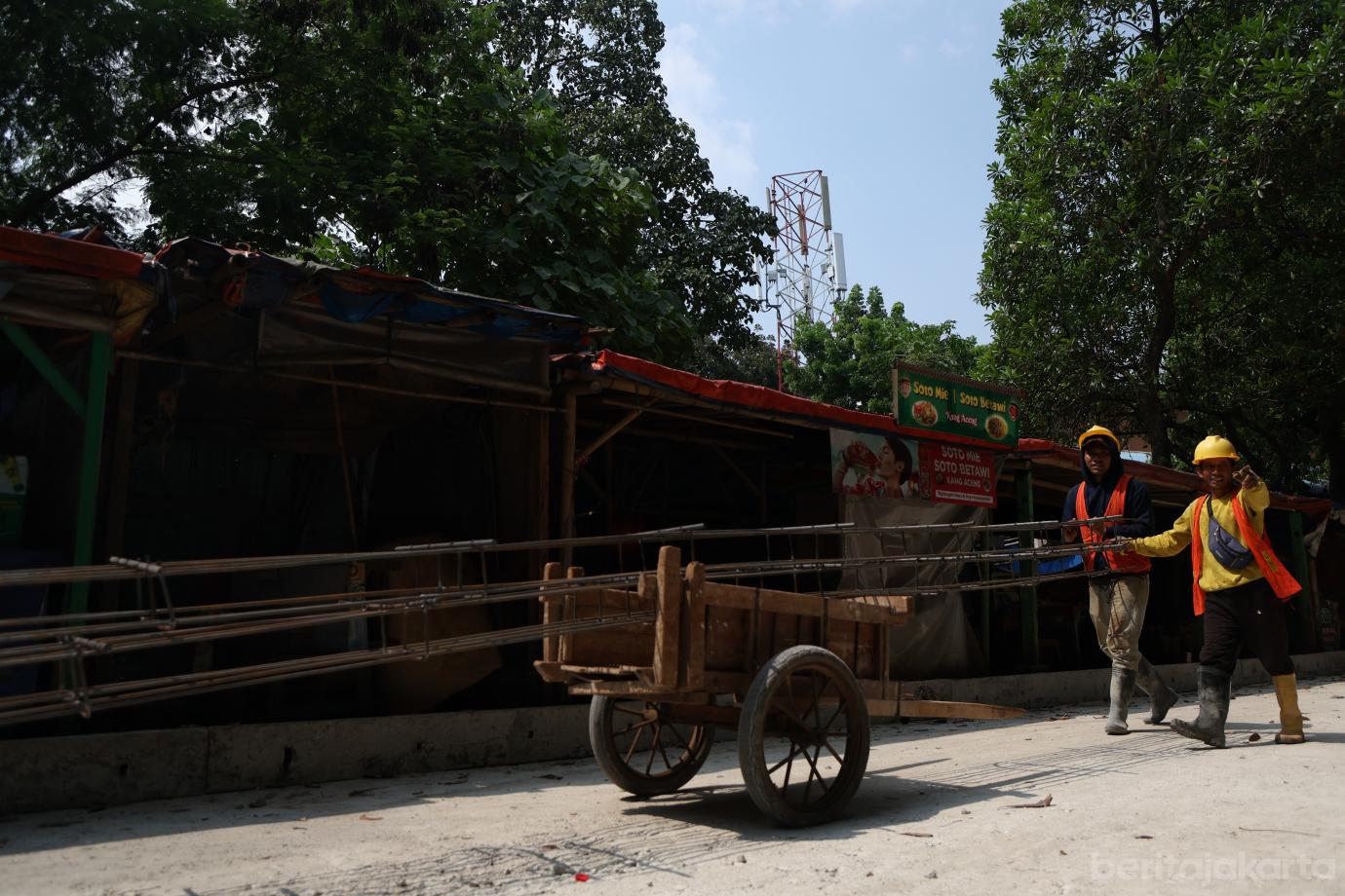 3.Perbaikan Jalan Setu Babakan Ditargetkan Rampung Akhir Agustus
