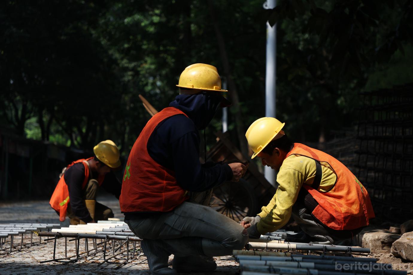 4.Perbaikan Jalan Setu Babakan Ditargetkan Rampung Akhir Agustus
