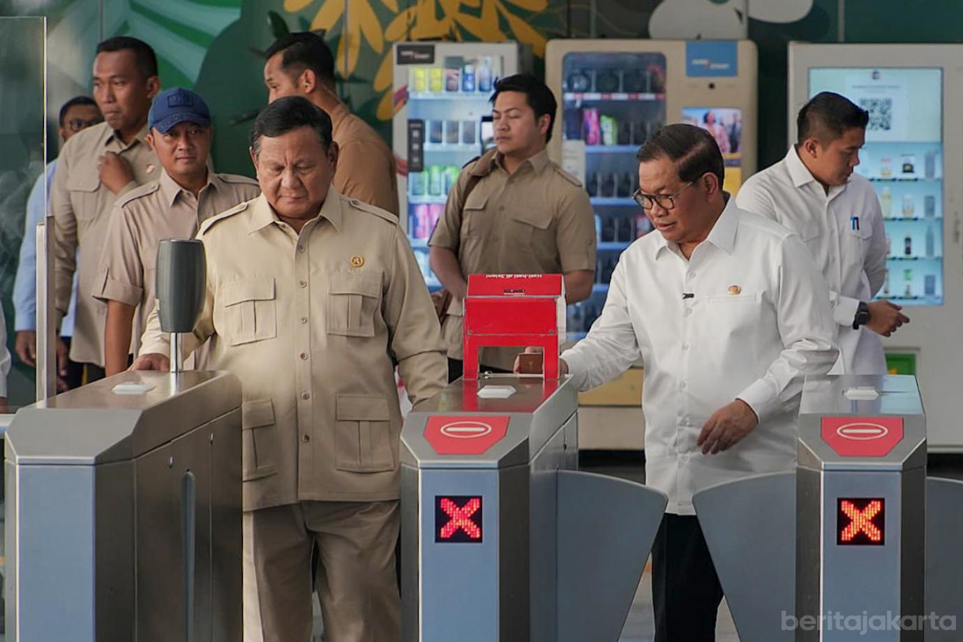 Presiden Prabowo Resmikan LRT Jakarta Rute Kelapa Gading - Manggarai