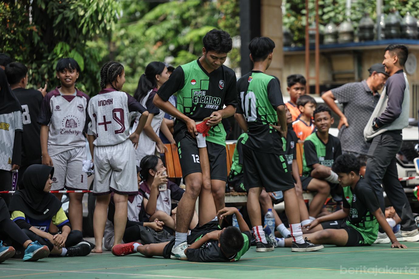 Adu Ketangkasan Pelajar SD dan SMP di Keujaran Hadang Jakarta Barat 4