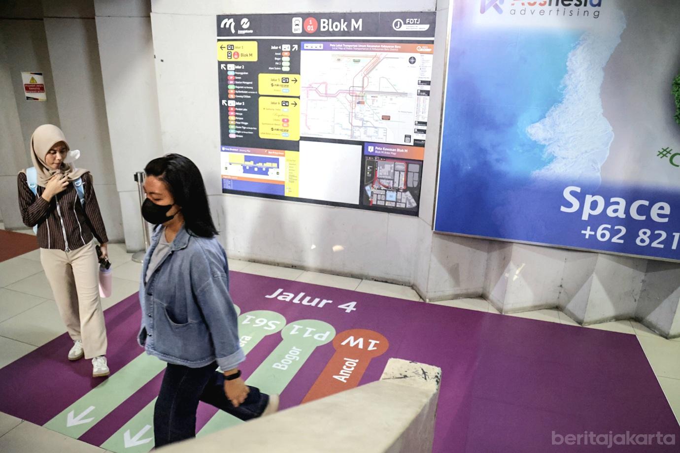 Transjakarta Sediakan Wayfinding di Terminal Blok M 4