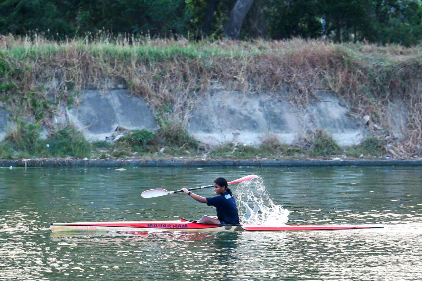5  latihan dayung