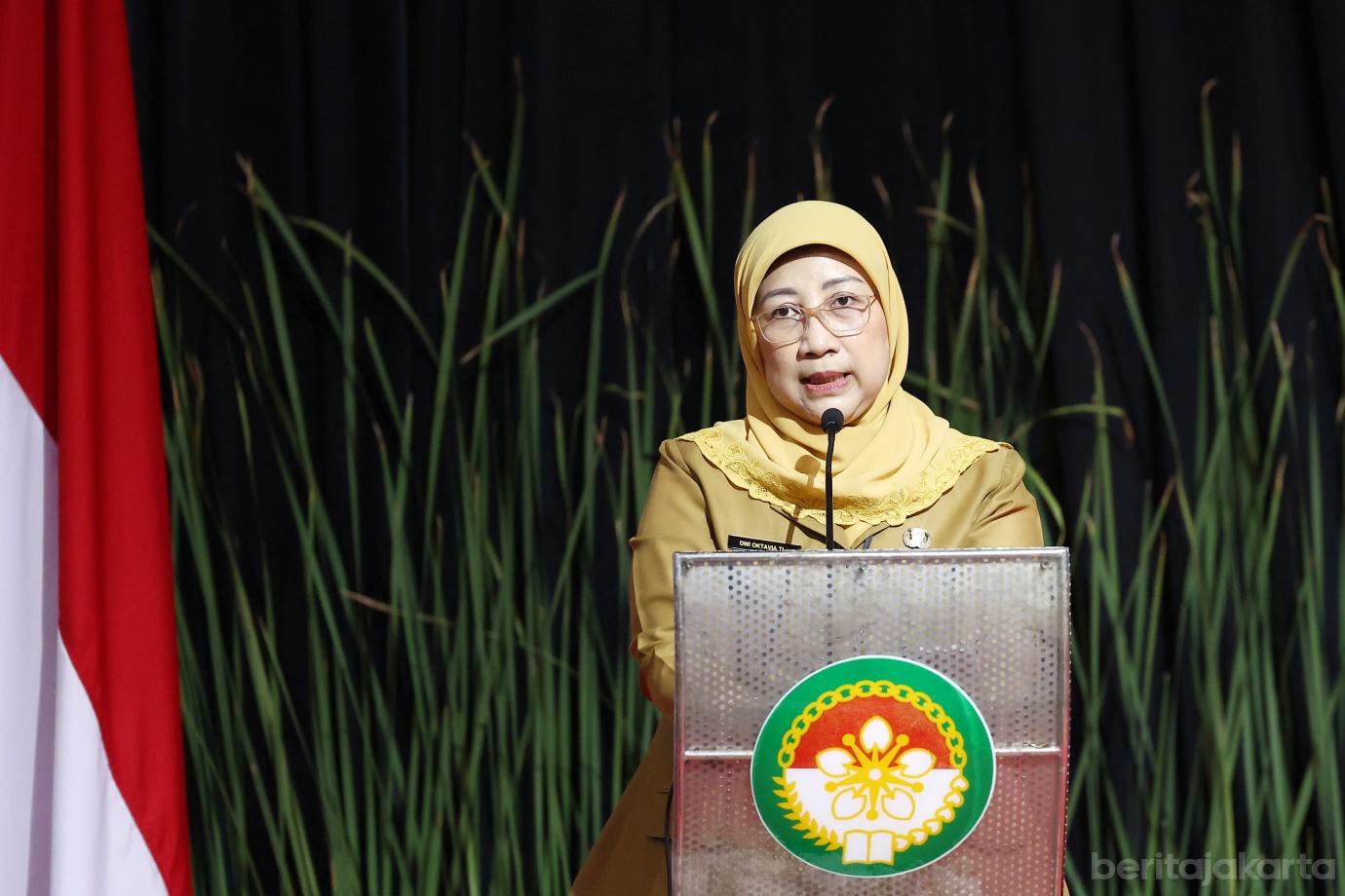 6.DWP DKI Kukuhkan Ibu SAPA untuk Perkuat Perlindungan Perempuan dan Anak