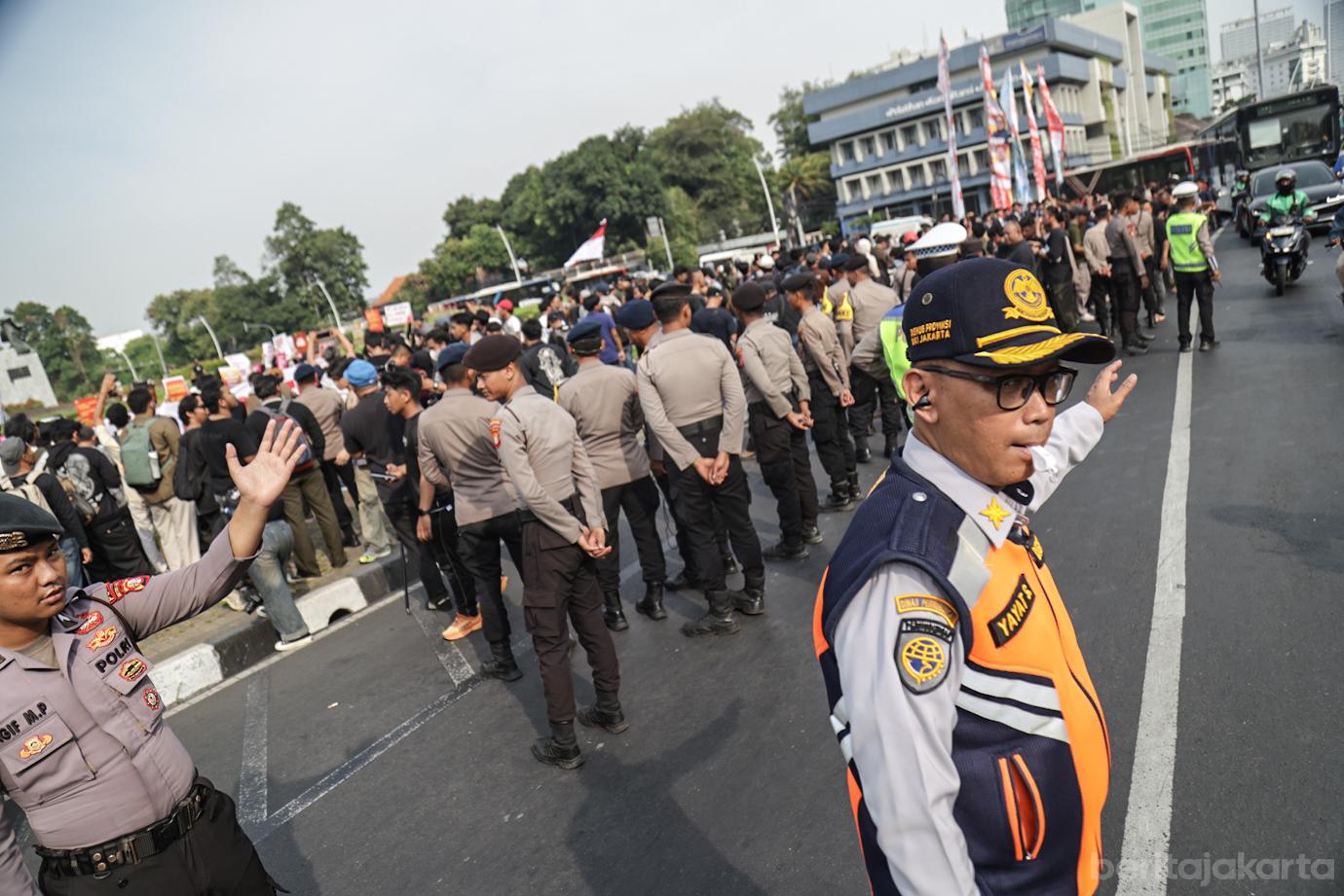 Dishub Kerahkan Seribu Personel Antisipasi Kemacetan saat Aksi Penyampaian Pendapat 2