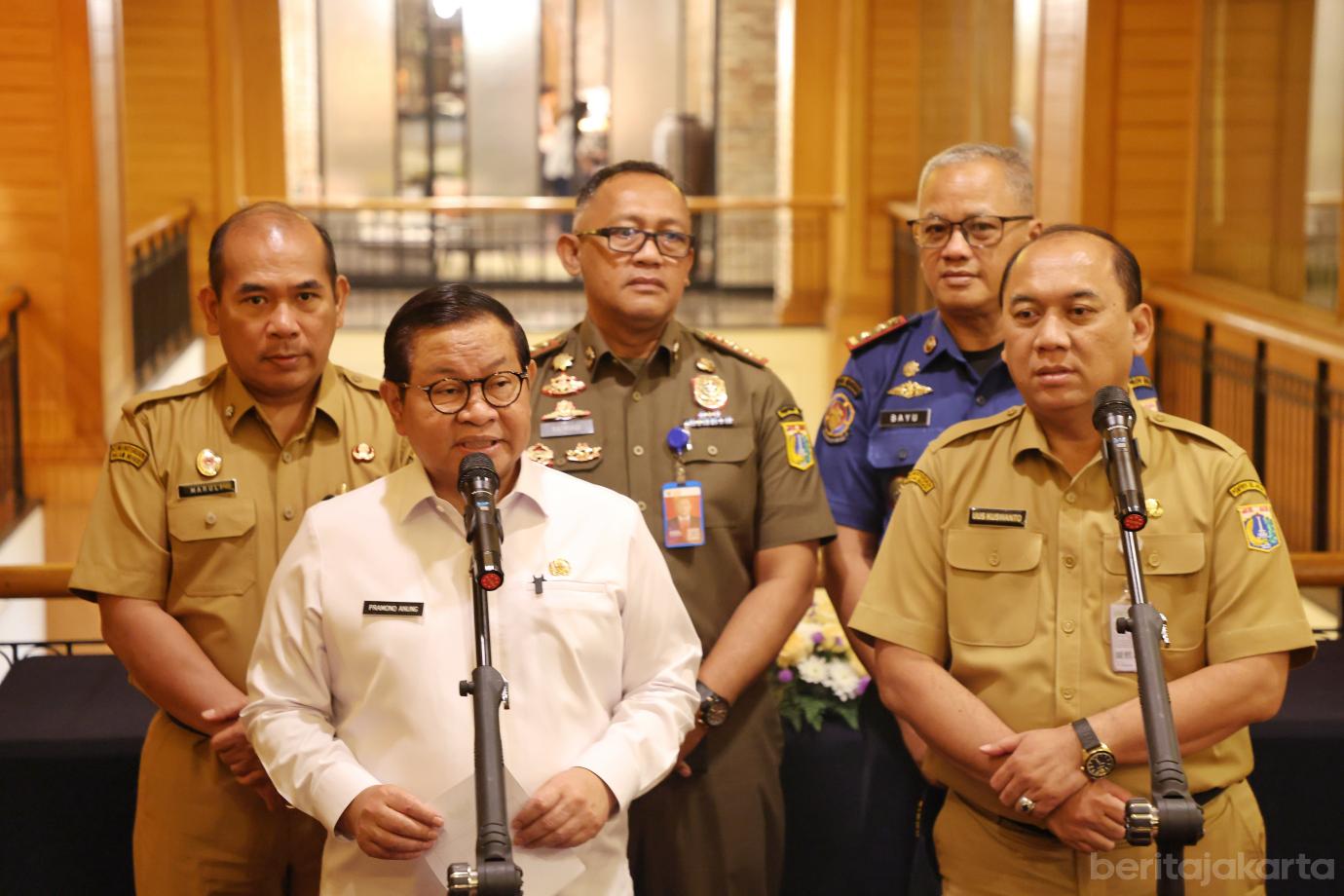 6.Buka Rakorda Kebencanaan, Pramono Dorong Penguatan Sinergi dan Kesiapsiagaan