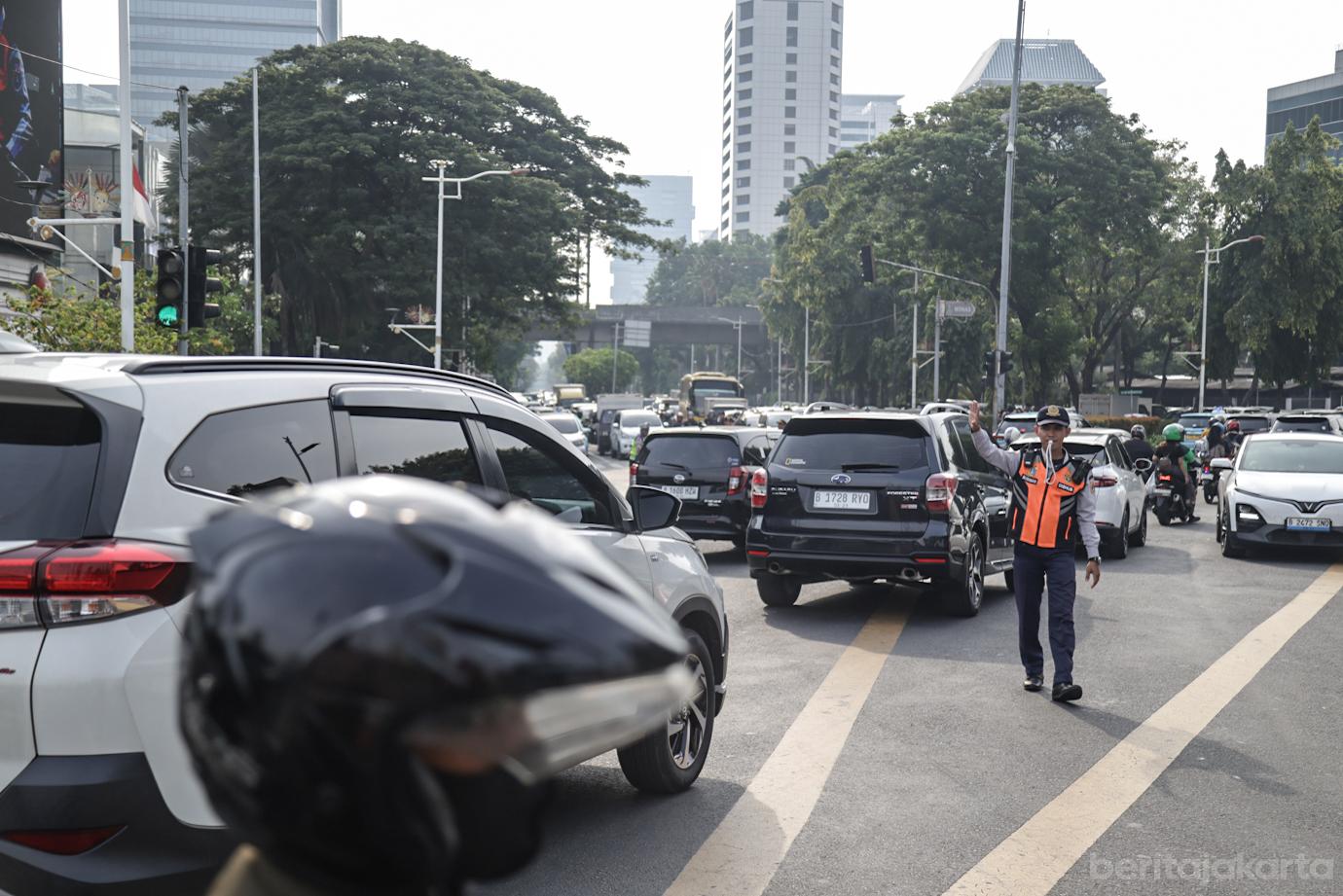 Dishub Kerahkan Seribu Personel Antisipasi Kemacetan saat Aksi Penyampaian Pendapat 6